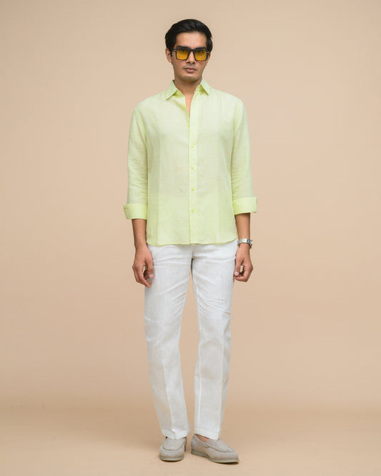 Mint Linen Shirt