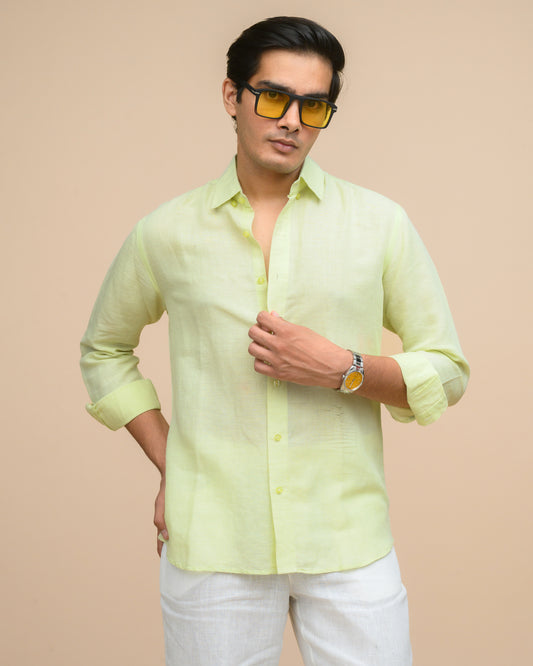 Mint Linen Shirt